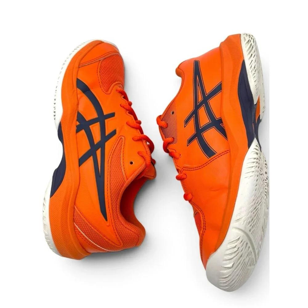ASICS Kids Orange Sneakers Size 4 Youth Athletic Running Shoes - Picture 8 of 11
